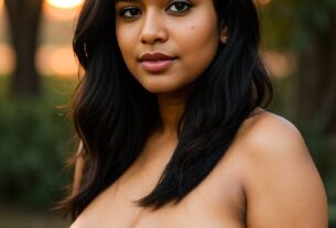 nude indian girl at sunset